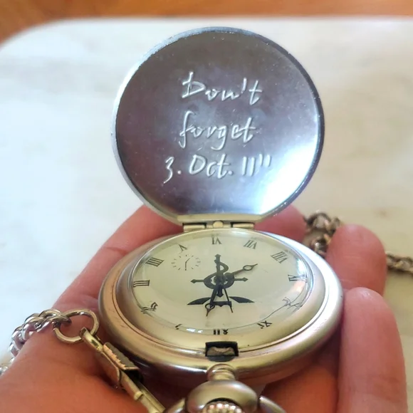 Fullmetal Alchemist Pocket Watch Anime Cosplay Collectible. - Picture 6 of 7